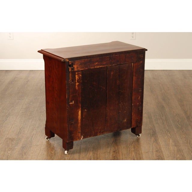 Antique English Mahogany & Rosewood Bachelor's Chest For Sale - Image 12 of 12