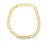 An exceptional vintage Italian collar necklace crafted in 18K yellow gold and set with 55 round turquoise cabochons...