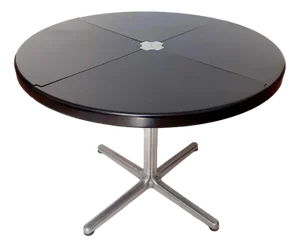 Round Plano Table by Giancarlo Piretti for Castelli / Anonima Castelli, 1970s