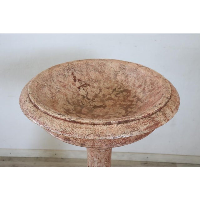 1920s Hand Carved Stone Tub Holy Water Font, Early 20th Century For Sale - Image 5 of 9