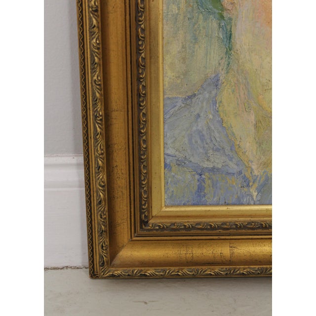 Paint Cynthia McCRACKEN Signed Oil Painting on Board For Sale - Image 7 of 12