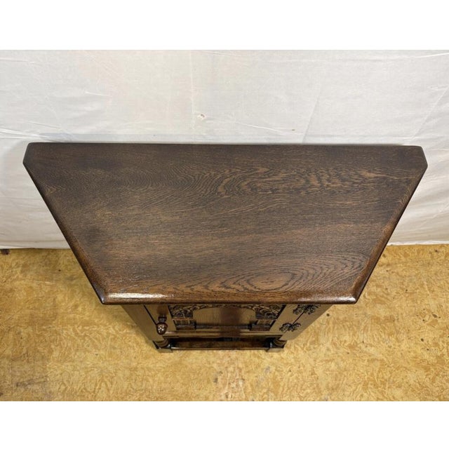 Vintage Canted Side Cabinet from Wood Brothers, 1970s For Sale - Image 4 of 10