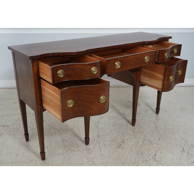 Traditional Ej Victor Federal Mahogany Sideboard W. Inlay For Sale - Image 3 of 12