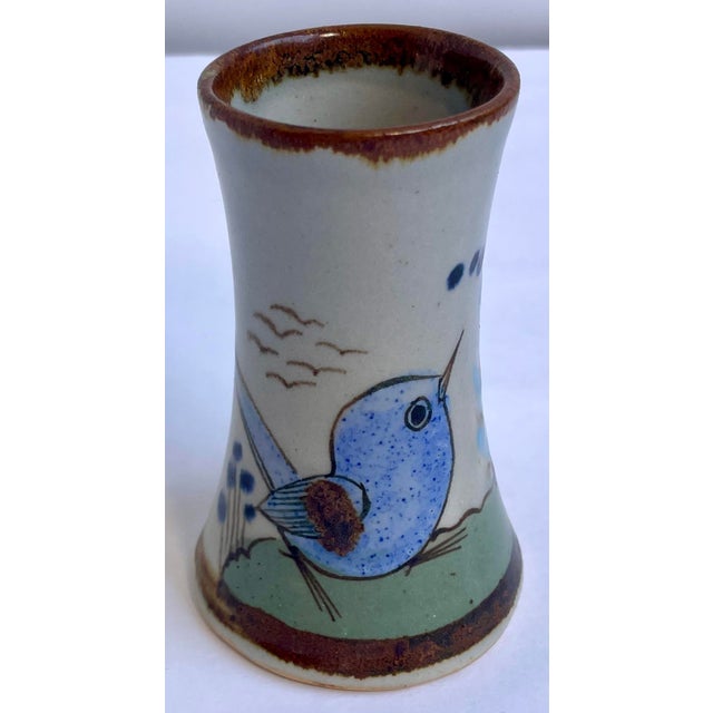 1960s Hand-Painted Mexican Tonala Pottery by Ken Edwards Collection - Set of Six For Sale - Image 13 of 18