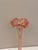 Murano Tall Pink Slender Murano Art Glass Flower Vase For Sale - Image 4 of 9