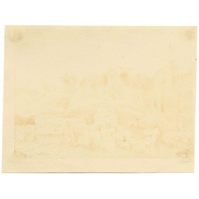 Isabella Foster, Siloam, Temple Mount & Kidron Valley, Jerusalem, 1852, Graphite Drawing For Sale - Image 3 of 4