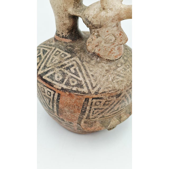 Anthropomorphic Terracotta Vase from the Ancient Pre-Columbian Cultures of the Andes For Sale - Image 14 of 15