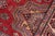 Shabby Chic Rustic Super Kazak Red/Ivory Wool Rug- 5'11'' X 7'4'' For Sale - Image 3 of 10