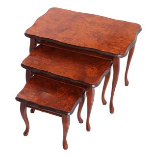 Italian Baroque Style Nesting Tables, 1970s, Set of 3 For Sale