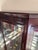 Wood Display Cabinet with Glass Shelves, 1980s For Sale - Image 6 of 10