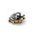 1900 - 1909 1900-1909 Belle Epoque Essex Crystal and Diamond Cat Brooch For Sale - Image 5 of 7