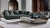 Contemporary Geometric Marble and Mirrored Coffee Table For Sale - Image 3 of 3