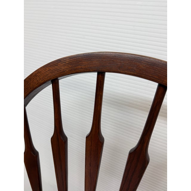 Wood H W Hull & Sons Windsor Chairs, Set of Four For Sale - Image 7 of 12