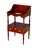 American Early 19th Century Antique Sheraton Mahogany Washstand / End Table With Drawer For Sale - Image 3 of 12