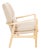 Modern Accent Chair in Beige & Natural For Sale - Image 3 of 9