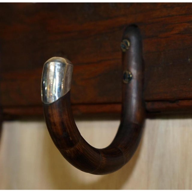 Antique Victorian Sterling Silver Coat Rack For Sale - Image 5 of 14