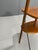 Wood Art Deco Style Floor Lamp with Milk Glass and Side Table from Thonet, Former Czechoslovakia, 1950s For Sale - Image 7 of 15