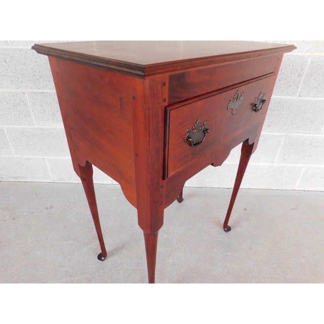 Great Windsor Chair Co Queen Anne Server Accent Table For Sale - Image 12 of 16