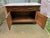 Early 20th Century Antique French Art Deco Style Marble Top Oak Wood Cabinet Sideboard With Geometric Front For Sale - Image 5 of 18