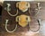 1970s Vintage Colonial Revival Brass Horse Head Double Arm Wall Sconces, Pair For Sale - Image 12 of 16