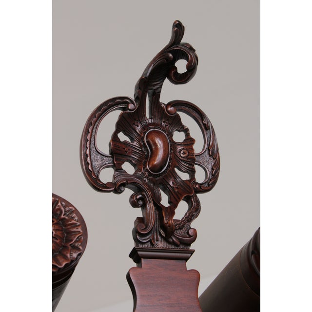Baker Clawfoot Colonial Williamsburg Mahogany Highboy For Sale - Image 13 of 18