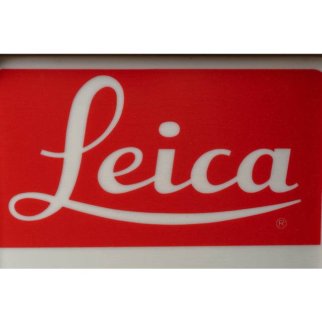 Vintage Leica Cameras Lighted Dealer Advertising Clock For Sale - Image 12 of 13
