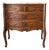 19th Century French Antique Louis XV Bombay Chest of Drawers W/ Marble Top For Sale