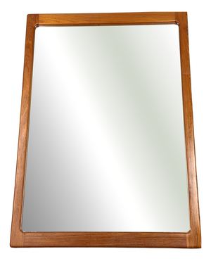 Danish Teak Wall Mirror from Silkeborg Møbelfabrik, 1960s