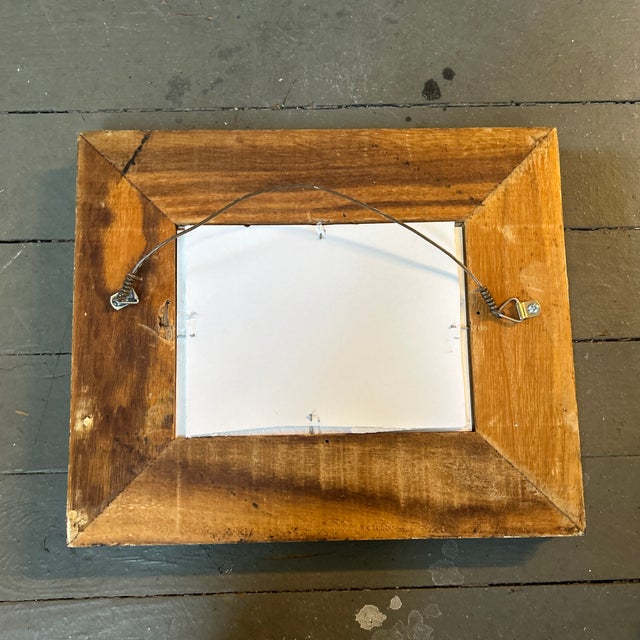 Contemporary Original Abstract Blue Ink Watercolor Painting For Sale - Image 4 of 4