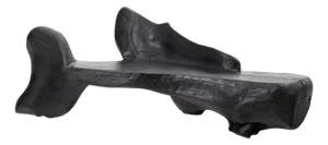 Sculptural Charred Wood Bench by Logniture