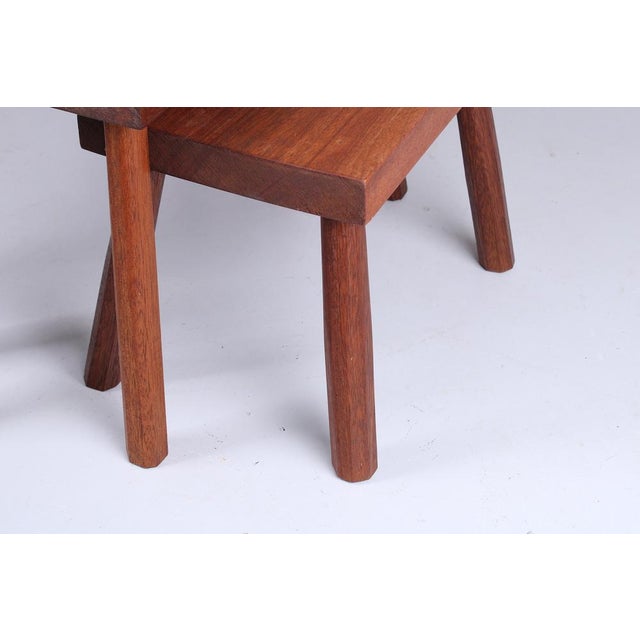 Teak Nesting Tables by Charlotte Perriand, 1960s, Set of 3 For Sale - Image 9 of 10
