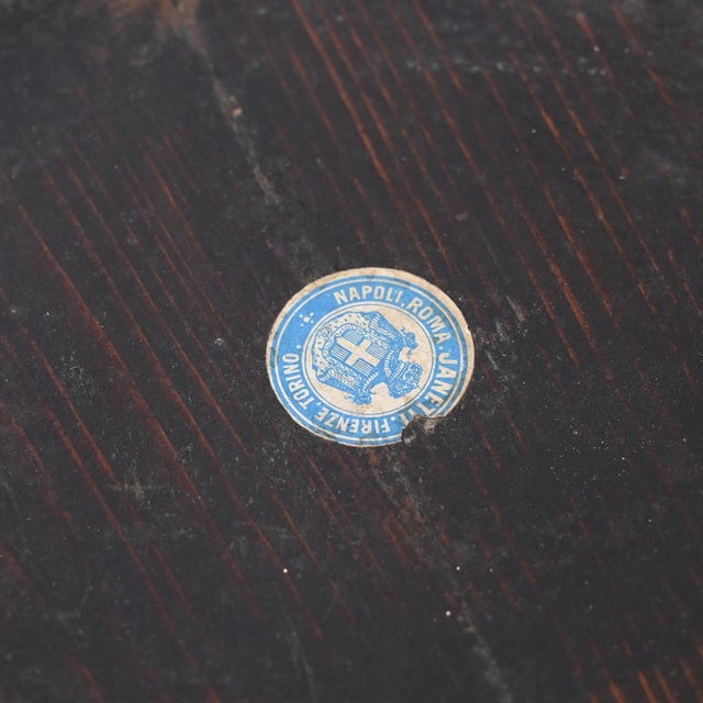 Japanese Pedestal in Engraved and Painted Bamboo by Janetti Father & Sons, 1880 For Sale - Image 11 of 18