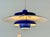 Striking Danish pendant lamp manufactured by EL-Light in the 1970s. The sculptural design is composed of several layered...