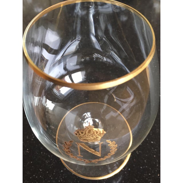 Vintage 1950's GoldRimmed Napoleon Brandy Snifters Set of 6 Chairish