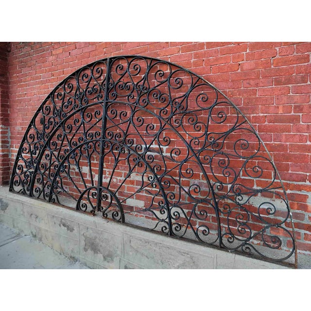 Skylight Grill Antique Wrought Iron For Sale - Image 9 of 10