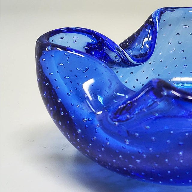 Glass Vintage Italian Ashtray by Flavio Poli for Seguso, 1960s For Sale - Image 7 of 9