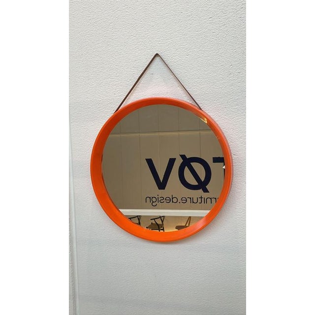 Vintage Round Mirror – Danish Design (1960s)