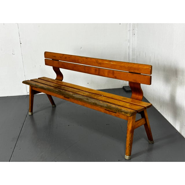 Mid-Century Modern Vintage Marko School Bench, 1970s For Sale - Image 3 of 8