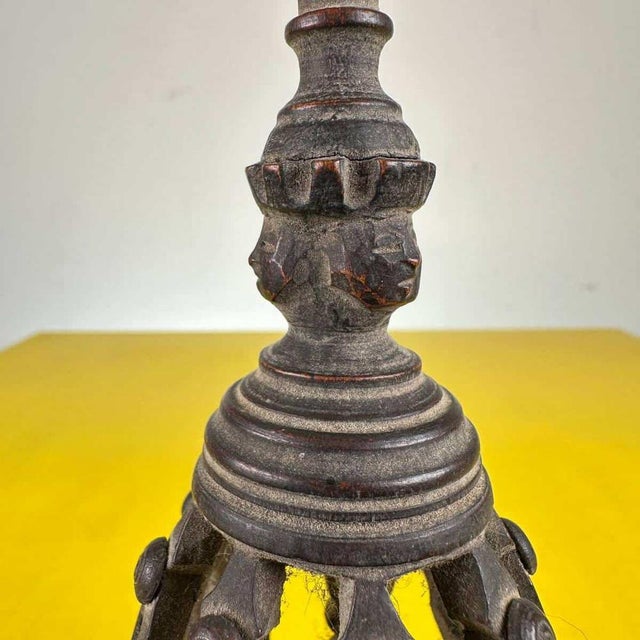 Antique Carved Wooden Pinnacle For Sale - Image 3 of 12