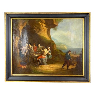 Flemish School Artist, 18th Century, Oil Painting on Canvas For Sale