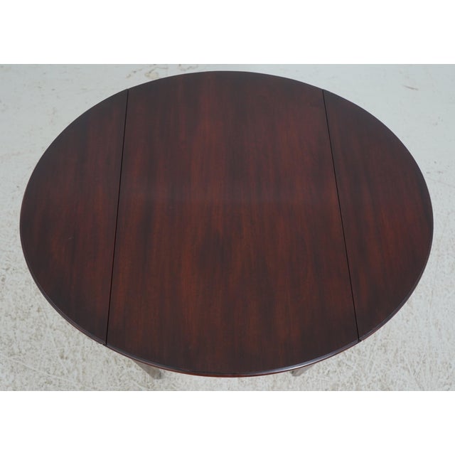 Henkel Harris Henkel Harris Mahogany Dropleaf Pembroke Table For Sale - Image 4 of 18