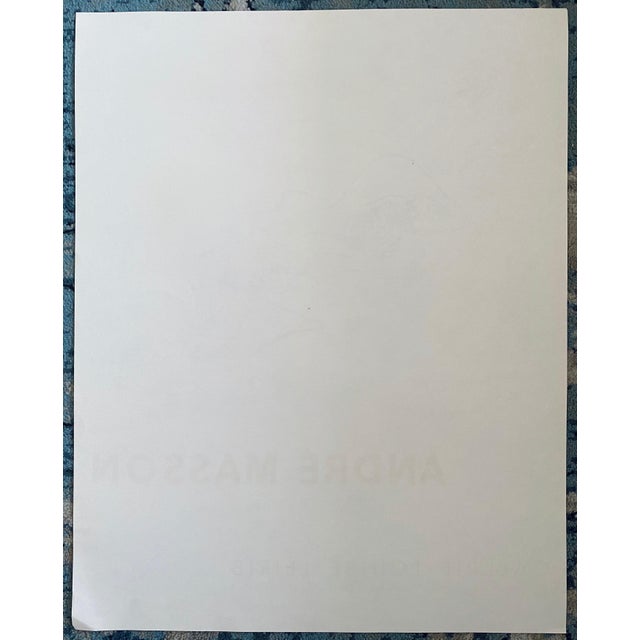 André Masson, French Abstract Surrealist Vintage Lithograph Mourlot Poster Andre Masson, 1962 For Sale In Miami - Image 6 of 7