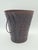 Vintage Aztec Leather Basket from Imprex, West Germany, 1970s For Sale - Image 6 of 9