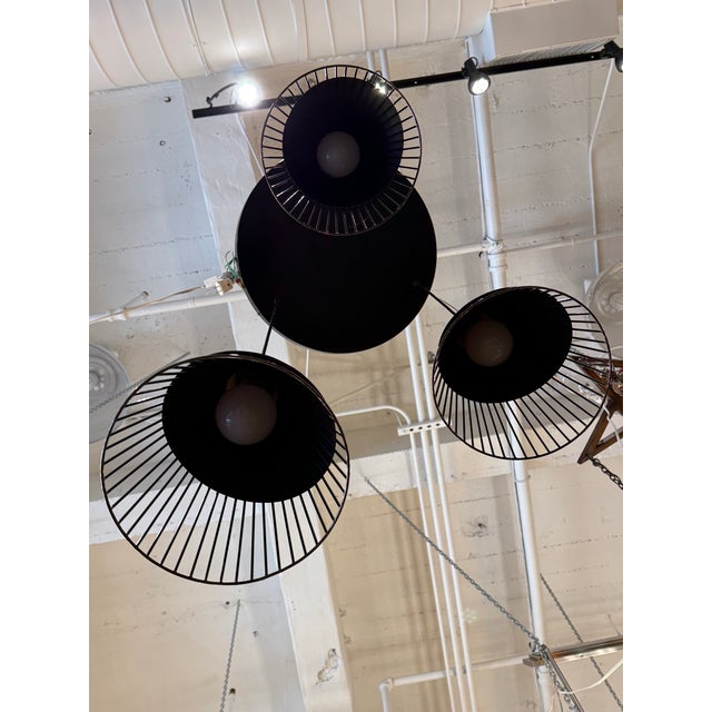 Castor Design Conic Section Three Ellipse Pendants For Sale In San Francisco - Image 6 of 12