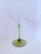 Chartreuse Vintage Mid-Century Modern Chartreuse Stem Green Martini Coupe Glasses - Set of 6 For Sale - Image 8 of 9