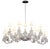 Collection Regina Chandelier in Metal and Crystal by Jago For Sale