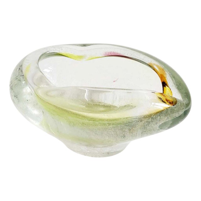 Mid-Century Murano Glass Bowl, 1960s For Sale