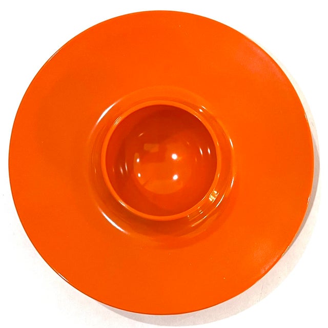 What could be a more groovy than starting your day with these vintage orange melamine egg cups. Designed by Bjorn...