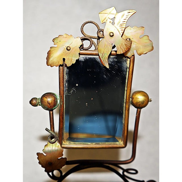 Late 19th Century 19c French Shell Jewelry Ring Stand For Sale - Image 5 of 10