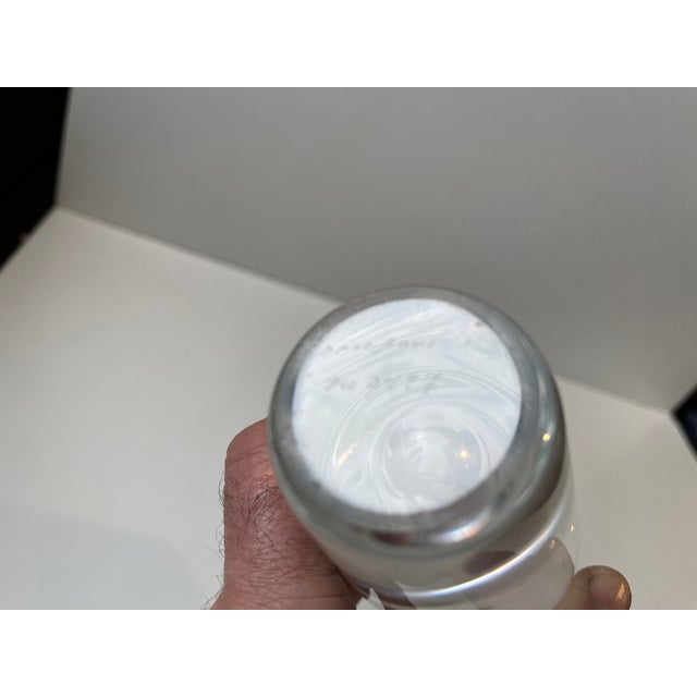 Glass Swedish Modern Torpedo Crystal Vase by Sven Palmqvist for Orrefors, 1950s For Sale - Image 7 of 8